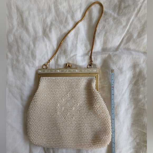 Handbags - Vintage Beaded Clutch / Handbag